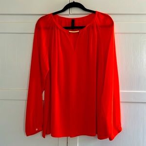 Marc Cain silk blouse with gold detail